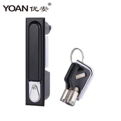 China Gun Color Coating Zinc Alloy Aluminum Case Door Lock With Master Key for sale