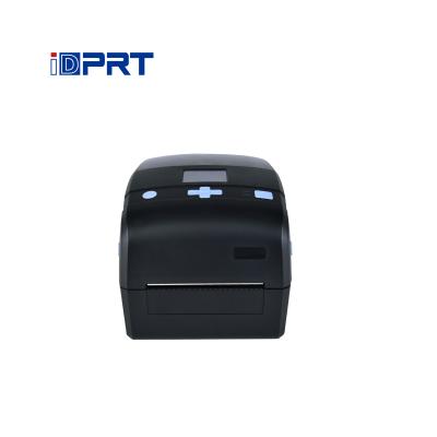 China 4 inch desktop black and white iDPRT thermal transfer barcode label printer for sale