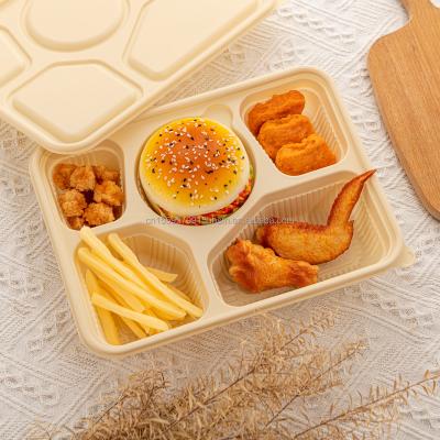 China Disposable Eco-Friendly Microwavable Degradable Catering Cornstarch Biodegradable Cornstarch Food Bowl for sale