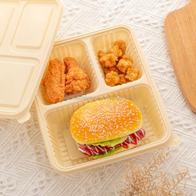 China Disposable Eco-Friendly Microwavable Degradable Catering Cornstarch Biodegradable Cornstarch Food Bowl for sale