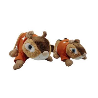 China Low Price Plush Toys Sales Of High Quality Cute Soft Comfort Brown Squirrel Custom Plush Stuffed Toys for sale