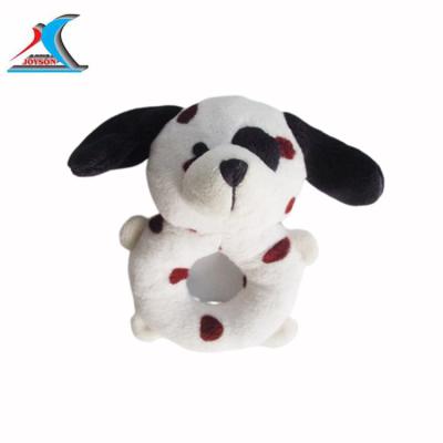 China Low Plush Price Can Love Custom Plush Stuffed Toys Black And White Dog Comfort Soft Plush Toys for sale