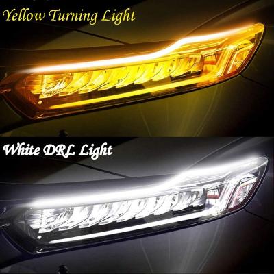 China BRAD 12in 30cm flexible flexible automotive DRL ribbon tube strip style led drl BRAD turn signal light for sale