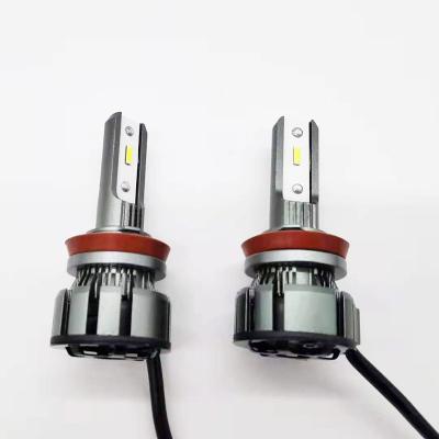 China Automotive LED Headlight T1 LED Headlights Lamp Bulb Canbus Lighting System V18 H11 Aluminum Car Headlight Bulb H4 H7 9005 H8 H11 Automotive Headlight for sale