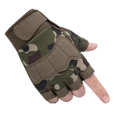 China Half Finger/Fingerless Military Hard Finger Half Knuckle Police Shooting Army Tactical Gloves Touch Screen Skid For Motorcycle Riding for sale