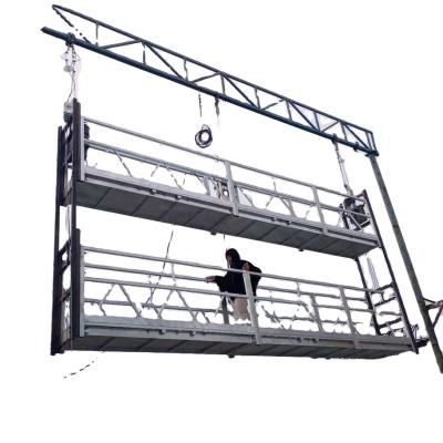 China Safety platform factory direct sale zlp construction window cleaning rope manual suspended operating platform for sale