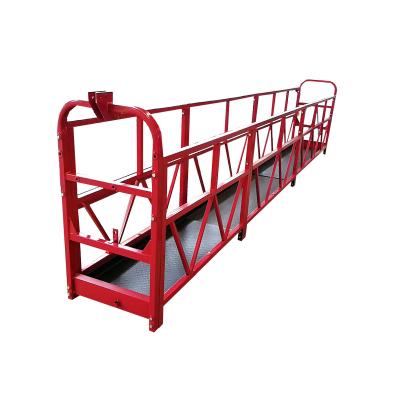 China Safety Platform Zlp800 Construction Work Cradle Suspended Platform With Construction Crane Suspended Platform for sale