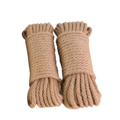 China Hotest Durable Promotional Durable Tree Jute Rope Prices Yellow Hemp Rope for sale