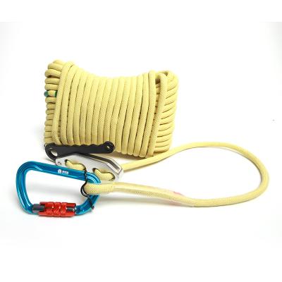 China 2022 New Style Flame Retardant Rescue Braided Rope Aramid Climbing Rope Flame Retardant Rope for sale