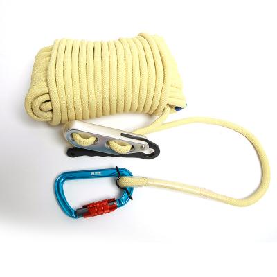 China Flame Retardant Fire Rescue Rope Promotional Packing Rope Flame Retardant Aramid Rope for sale