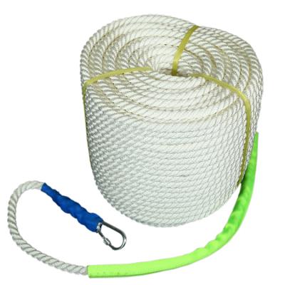 China Wholesale Static Rope Mountaineering Safety Basket Rope Polyester Triple Rope Electric Climbing Rope for sale