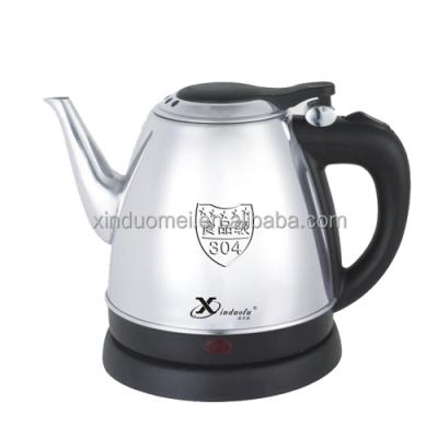 China 360 Degree Rotation Base 1.2 Liter Gooseneck Kettle 304 Stainless Steel Electric Tea Kettle Automatic Power Off for sale