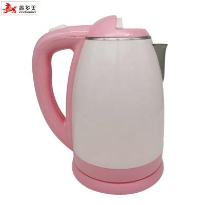 China Chinese-made 360 ​​degree rotation base double-layer kettle stainless steel inner layer 220V high-power kettle can effectively avoid scalding for sale