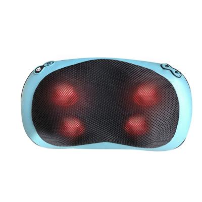 China 2021 New Arrival Body Shiatsu Neck Massage Pillow with Vibrating Heat Massage Pillow for Car Home and Office for sale