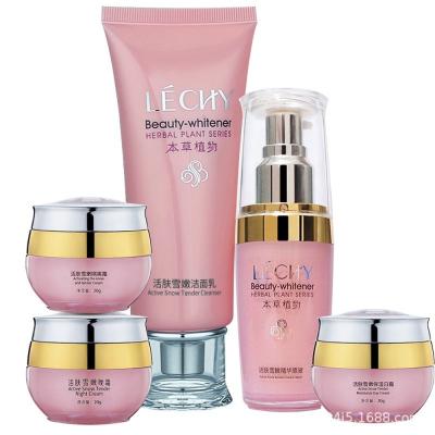 China Korean Brightening Retinol Nicotinamide Best Tightening Brightening Whitening Papaya LECHY NEW Beauty-Skin Face Cream &lotion Set) ( for sale