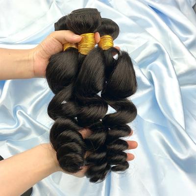 China No Xuchang Real Hair Hair Extension Tape Loose Wave Curly Hair Frontier Generation Human for sale