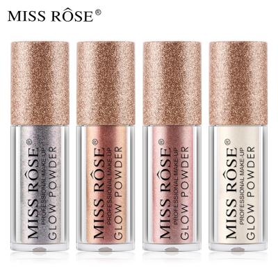 China Miss Rose Waterproof Portable Ball Eye shadow sprinkles foreign trade beauty eye shadow shimmer monochrome pearl eye shadow for sale