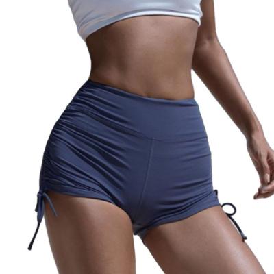 China Fashion Breathable Women OEM Comfortable High Waist Yoga Pants Workout Booty Gym Yoga Abbreviations Tight Running Women Shorts Gaiters for sale