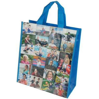 China Eco - Friendly Laminated Printing Foldable Custom Logo Nonwoven Bag Customized Manufacturer Reusable Full Bag for sale