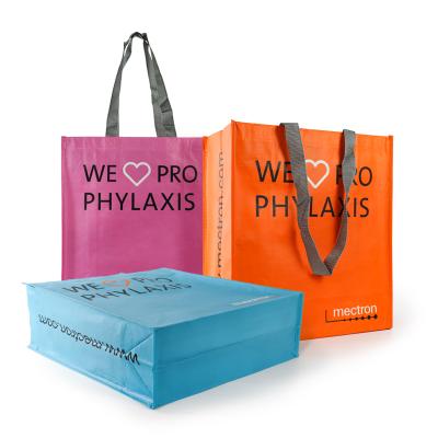 China Wholesale China Professional Manufacturer Wholesale Handled Waterproof Recycled Shopping Packaging rpet Nonwoven Bag for sale