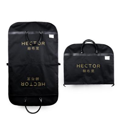 China Custom Storage Oxford Cloth Suit Bag Handle Promotional Garment Bag Wholesale for sale