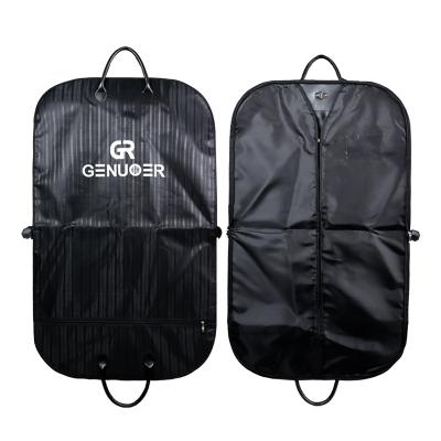 China Promotional Custom Wholesale Polyester Suit Bag Garment Handle Storage Bag for sale