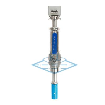 China SUS316L plug in electromagnetic flow meter with high sensor controlled by ball valve for sale