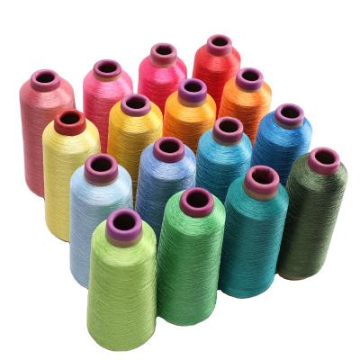 China Anti-UV Factory Directly Supply 150D 4000M Matt MS ST Type Embroidery Metallic Yarn With Different Colors for sale