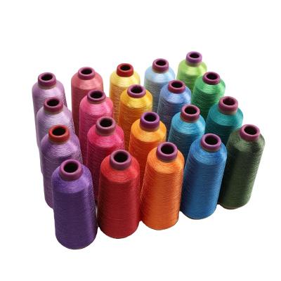 China Anti-UV Dongyang Factory Directly Supply 150D Matt MS ST Type Polyester Embroidery Metallic Yarn Thread for sale