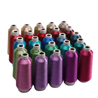 China Anti-UV High Quality Customization 150D L Type Colorful Series Japanese Metallic Yarn Lurex Embroidery Thread For Crochet for sale