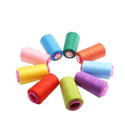 China Low Shrinkage High Quality Customization 40/2 3000 yards 100% Spun Dyed Polyester Hilos De Coser Sewing Thread For Embroidery Machine for sale