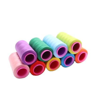 China Low Shrinkage Factory Directly Supply 100% Spun Polyester Fashionable Sewing Machine Thread With Different Colors for sale