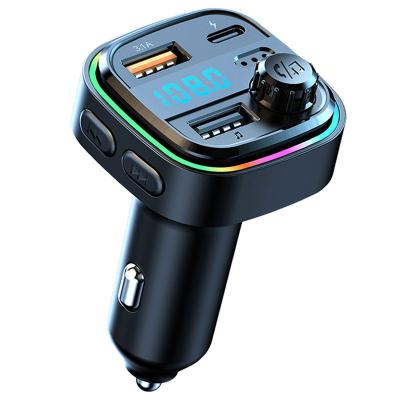 China Dual USB Charger Latest Car FM Transmitter Support Phone Bluetooth Car Radio Player Support U Disk Auto Kit With Dual USB Port for sale