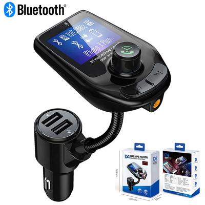 China CAR CHARGER 2022 Radio Bluetooth Car Kit Multifunctional Handsfree FM Transmitter/Calling/Mp3 Player USB Ports/Adapter for Charger for sale