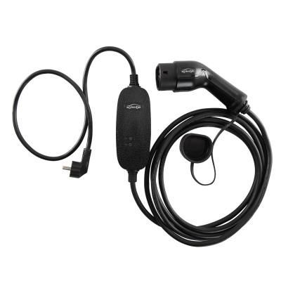 China Workersbee IEC 62196 Adjustable Amps 32A EV Charger Portable EV Car EV Charger with 5m Cable without LCD for sale