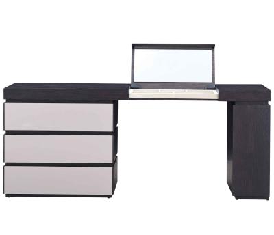 China Hidden Design Multifunctional Contemporary Dressing Table With Wooden Mirror Makeup Dresser For Bedroom Furniture for sale