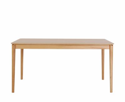 China Modern Design Minimalist Dining Room Furniture Rectangular Solid Wood Legs Furniture In Dining Table for sale