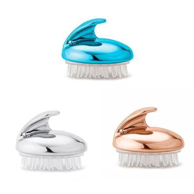 China Creative Round Head Massage Comb Hair Brush Round Head Comb Hair Brush Massage Artifact Shampoo Silicone Washing Hair Brush for sale