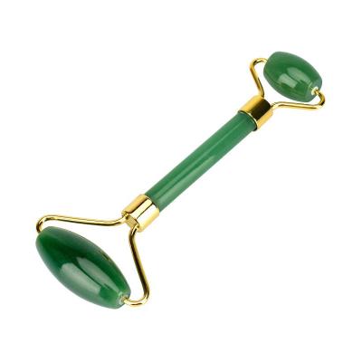 China Wholesale 3d Green Jade Roller For Face With Skin Care Box Real Facial Anti Aging Body Massager Best Quality Price for sale