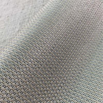 China Modern Non-adhesive Classic Glossy Waterproof Woven Decoration Gray Wallpaper For Bedroom Walls Wallpaper Roll Home Decor for sale