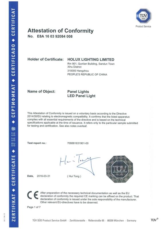 EMC - Holux Lighting (Hangzhou) Limited