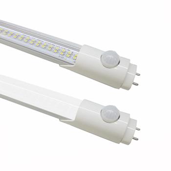 China Warehouse TUV Sud Certificated 100-150lm/w 1500mm T8 LED Tube With PIR Infrared Sensor for sale