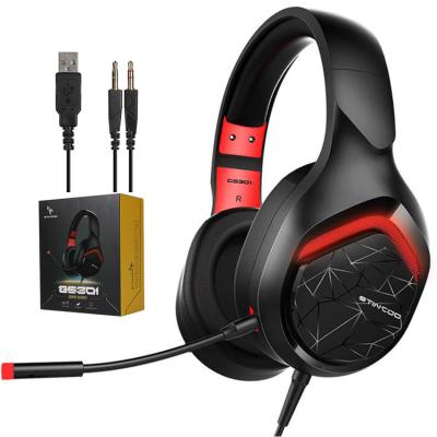 China Earphone PC Gaming Headset 3.5mm Gaming Earphones With Microphone For PS4 Computer Laptop Phone for sale