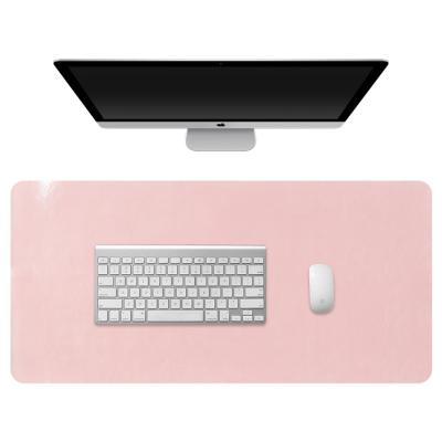 China Non-slip Leather Desk Mat For Office Mat Oversize Computer Keyboard Mat Microfiber Mouse Pad Office for sale