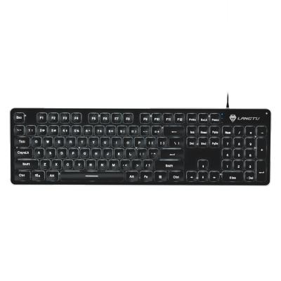 China Multimedia 104 Keys Mute Gaming Keyboard USB Wired Membrane Keyboard with LED Backlitght for Entertainment&Office PC Gamer for sale