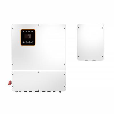 China Battery Voltage More Than 80v  8kw 10kw 12kw  Split Phase Hybrid Solar Inverter 660x530x200 mm for sale