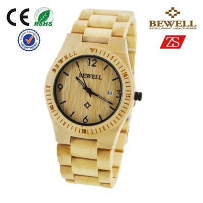 China Waterproof Wooden Wrist Watch for sale