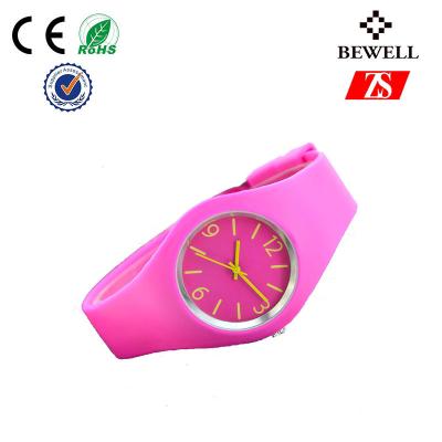 China Multifunction Pink Silicone Wrist Watch , Silicone Bracelet Watches for sale