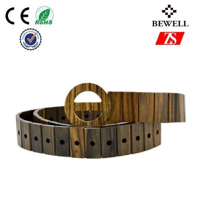 China Elegant 120cm Length Handmade Woods Belt Bamboo Zebra Accessories for sale