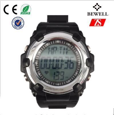 China Luxury Big Face Stainless Steel Back Silicone Sport Watches For Climbing for sale